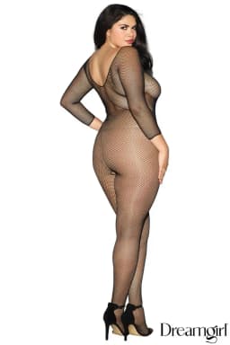 Open Crotch Fishnet Bodystocking 2