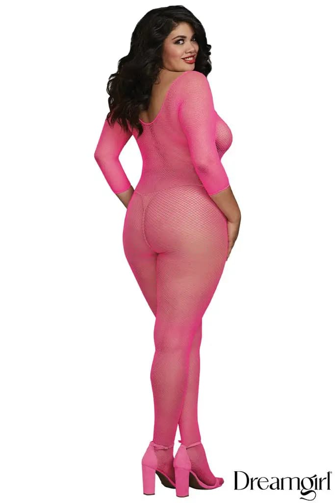 Open Crotch Fishnet Bodystocking 8