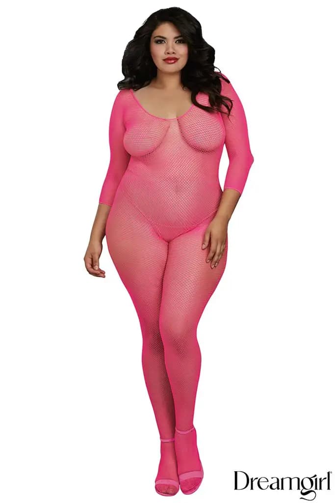 Open Crotch Fishnet Bodystocking 7