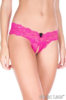 Open Crotch Lace Panty 3