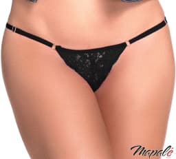 Lace Keyhole Thong 5