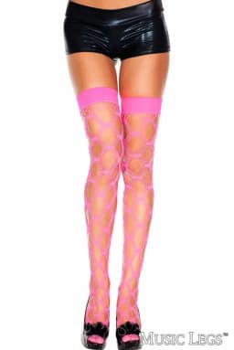 Multi Strands Fishnet Thigh Hi 2