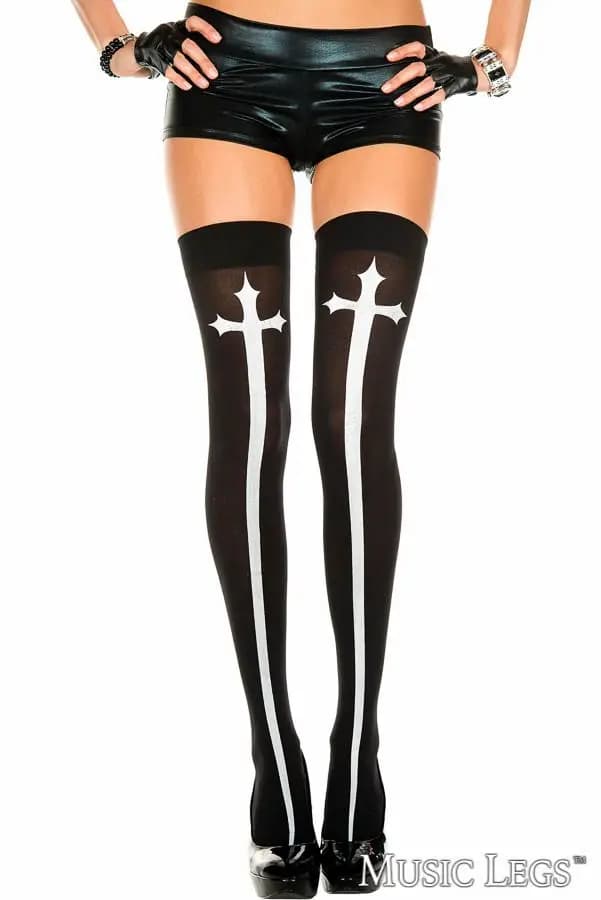 Gothic Cross Thigh Hi 1