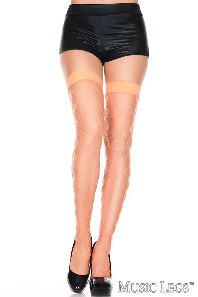 Diamond Fishnet Thigh Hi 4