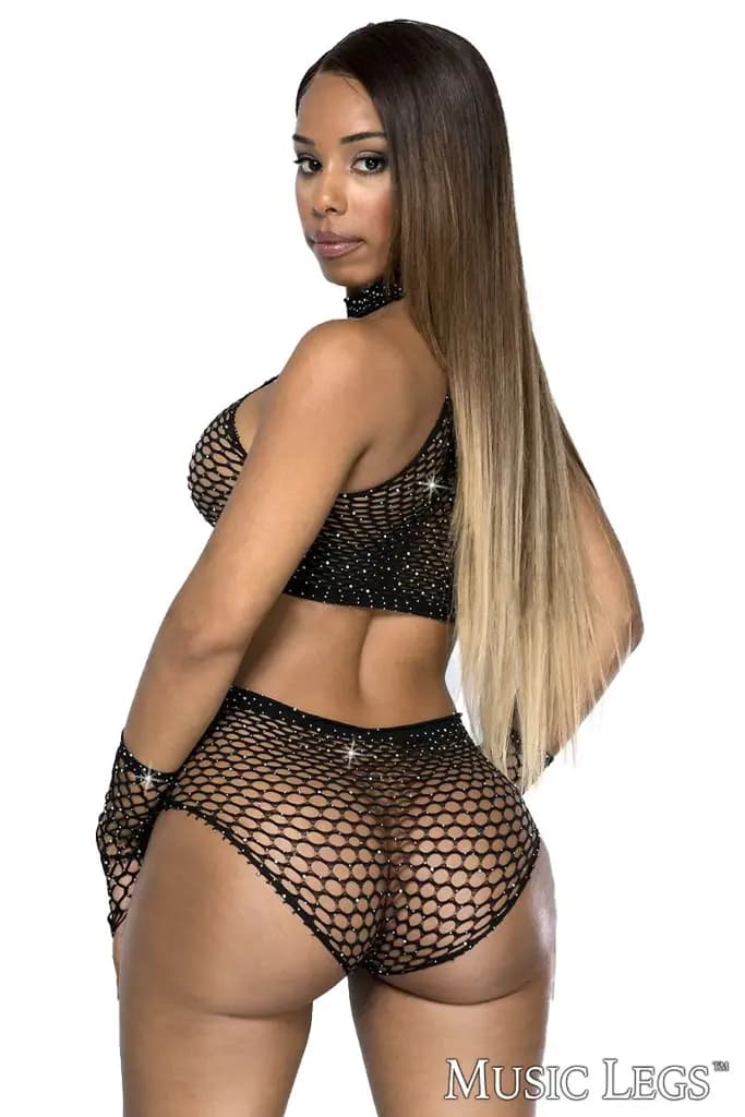 Rhinestone Net 3Pc 2