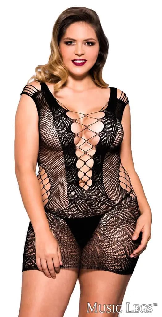 Fishnet Dress 9