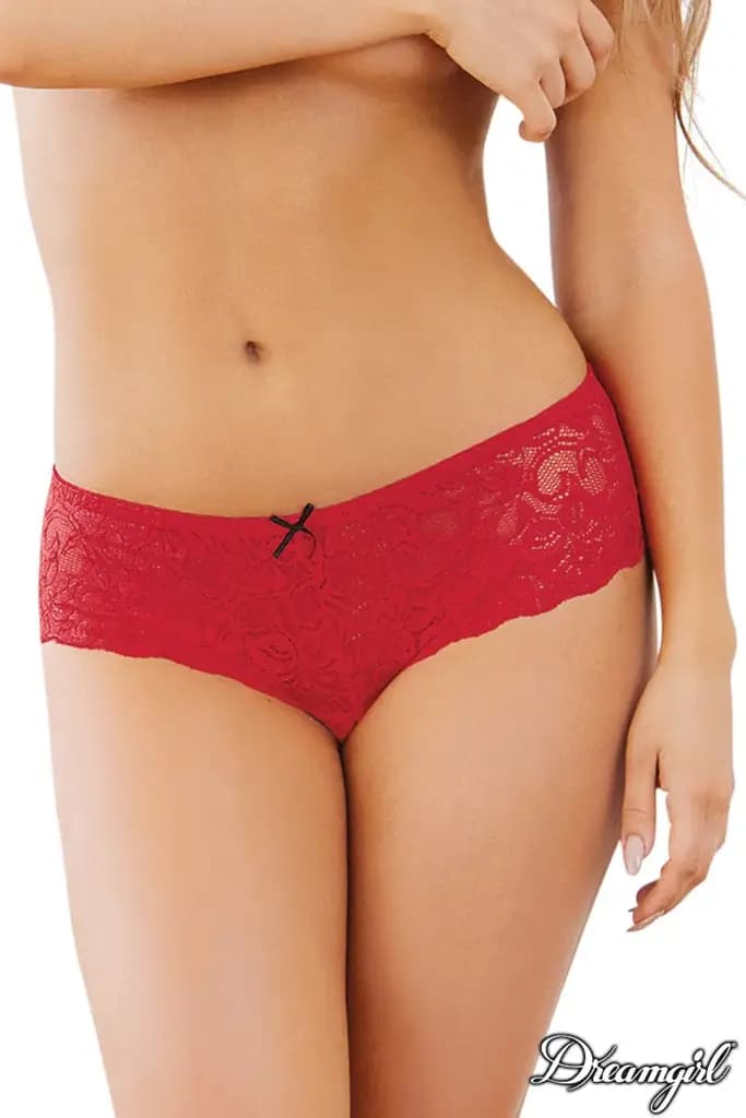 Open Crotch Lace Boyshort 7