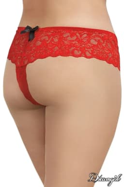 Open Crotch Lace Boyshort 8