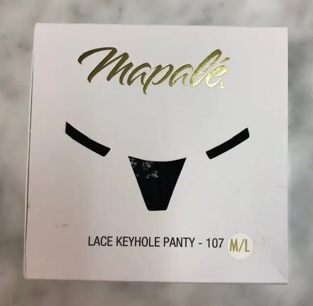 Lace Keyhole Thong 6