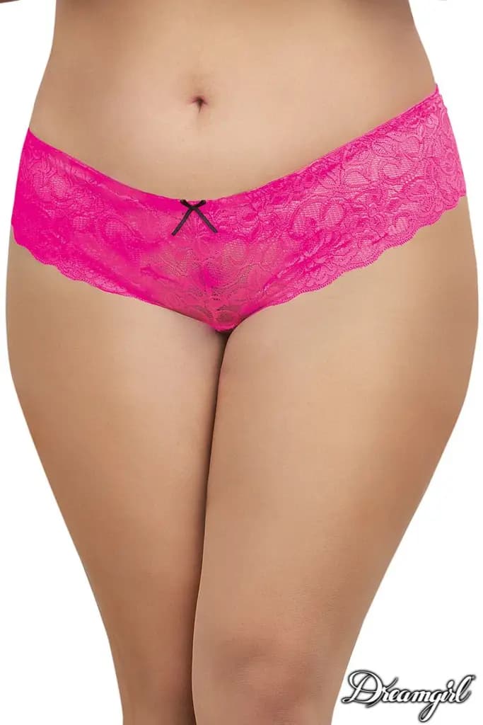 Open Crotch Lace Boyshort 5