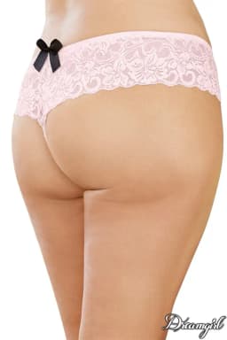 Open Crotch Lace Boyshort 14