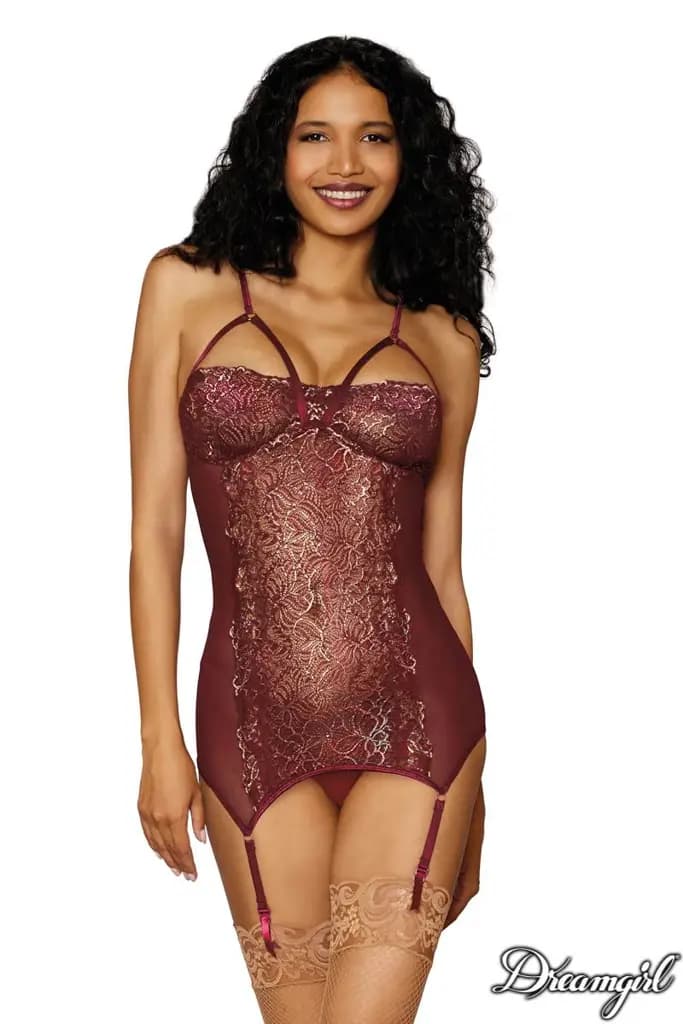 Sparkly Garter Slip 1