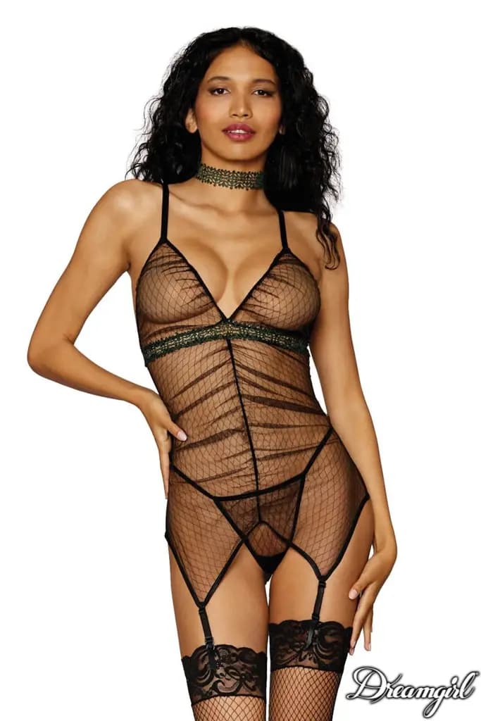 Sequin Garter Slip 1