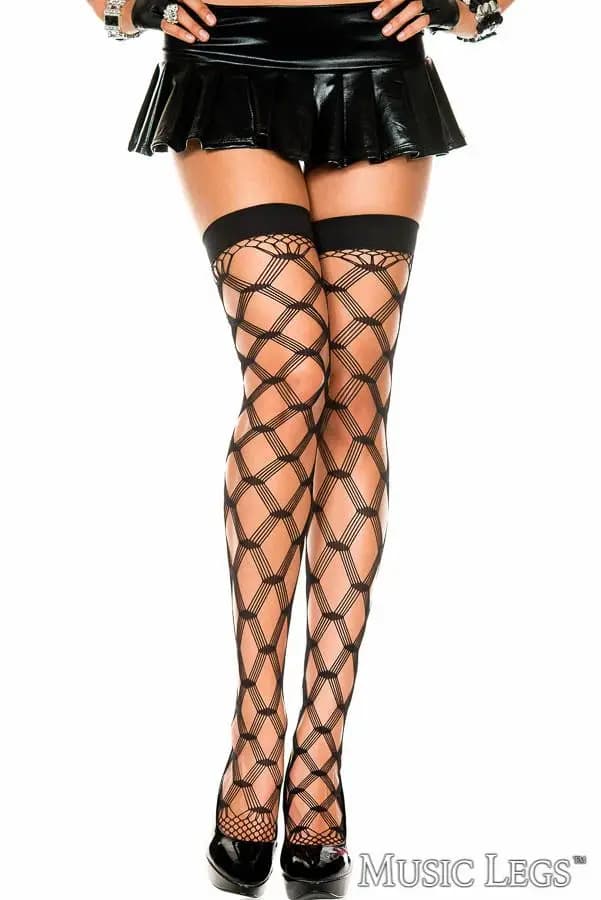 Multi Strands Fishnet Thigh Hi 1