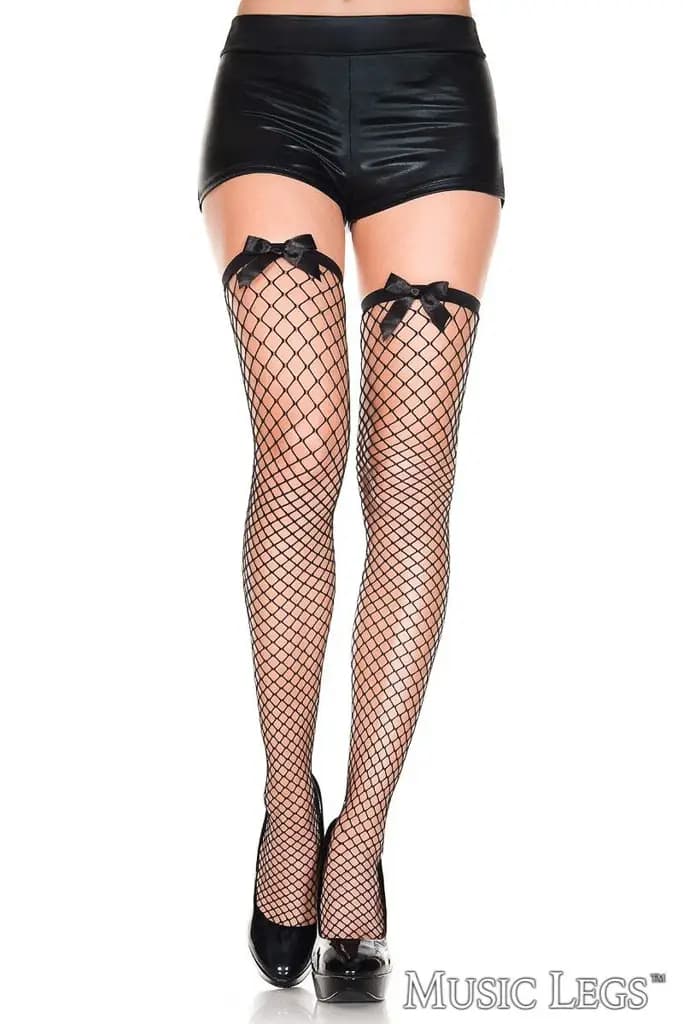 Bow Net Thigh Hi 1