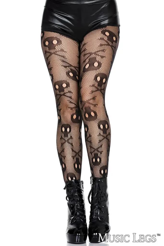Skull Net Pantyhose 1